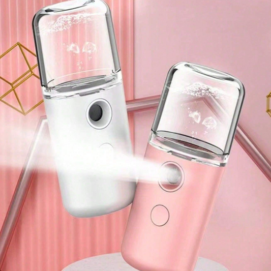 HydraNano Pocket – Mini Vaporisateur Facial USB | Hydratation Nano en Profondeur