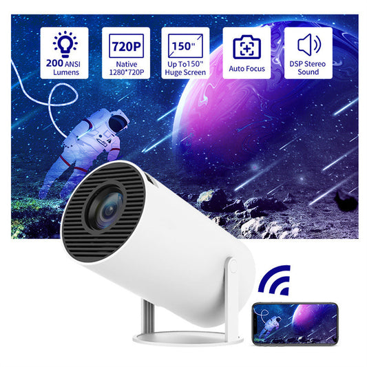 Vision360 – Mini Projecteur Portable | Cinéma Maison jusqu'à 130 Pouces
