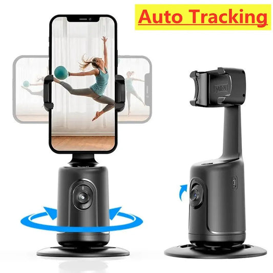 FaceTrack 360 – Support Suivi Facial Automatique | Rotation 360° par IA