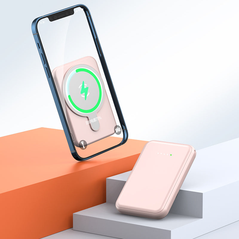 Power Bank Magnétique 5000mAh – Charge Sans Fil MagSafe | iPhone & Android