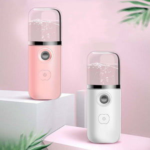 HydraNano Pocket – Mini Vaporisateur Facial USB | Hydratation Nano en Profondeur