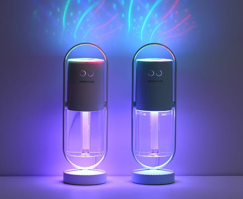 AeroPur – Humidificateur USB à Ultrasons | Brume Fine, Lumières Apaisantes & Purification