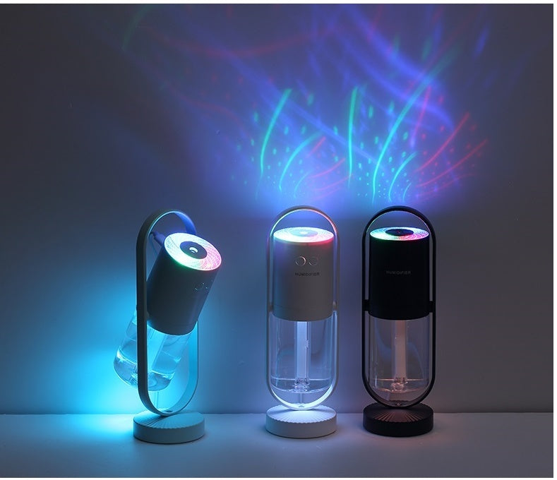 AeroPur – Humidificateur USB à Ultrasons | Brume Fine, Lumières Apaisantes & Purification