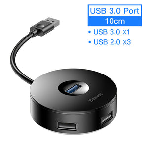 RoundHub – Hub USB Compact & Élégant | Connectez Tout en Un Instant