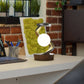 LuneLumineuse – Lampe de Bureau Lune Rotative | Éclairage & Charge Sans Fil Intégrée