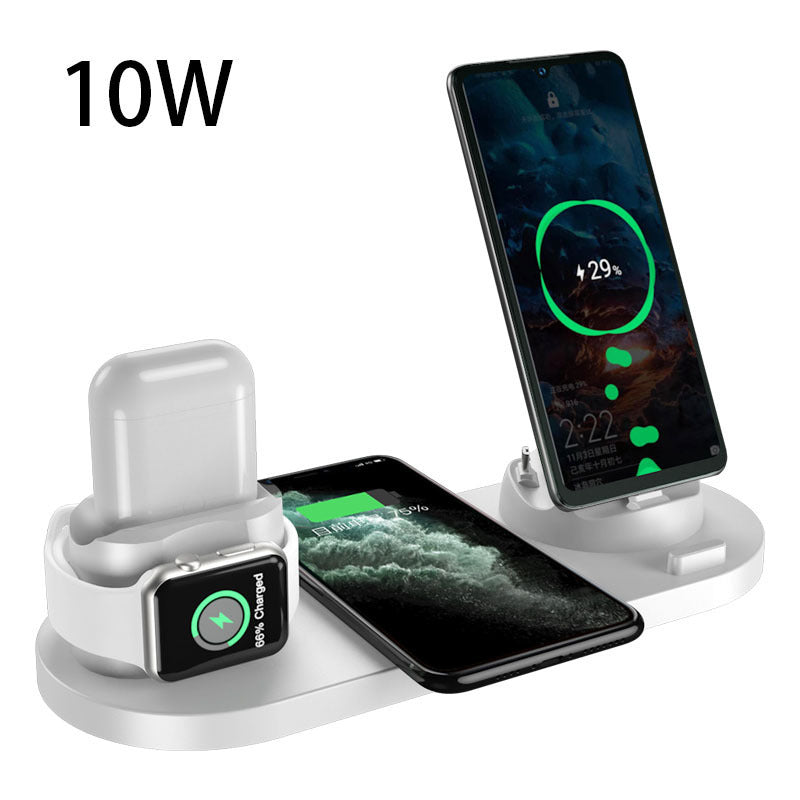PowerDock 6-en-1 – Chargeur Sans Fil Rapide Multifonction | Tous Vos Appareils en Un Geste