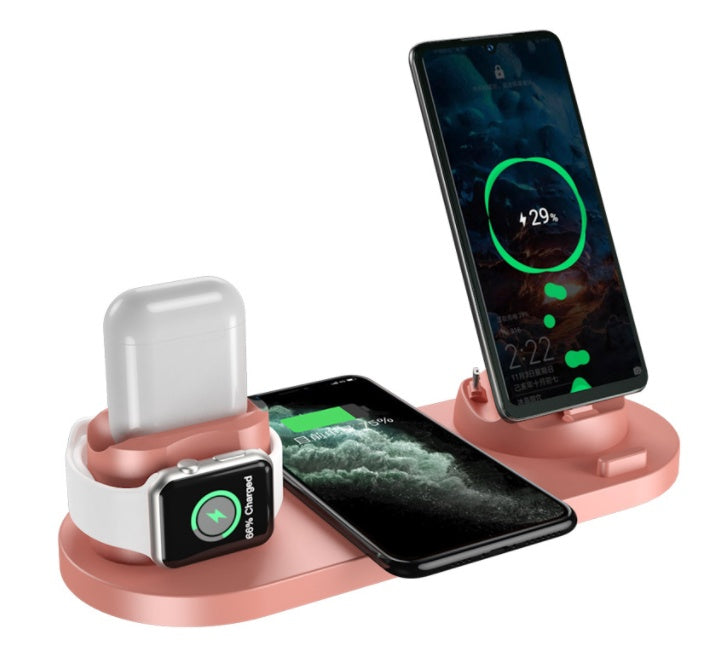 PowerDock 6-en-1 – Chargeur Sans Fil Rapide Multifonction | Tous Vos Appareils en Un Geste