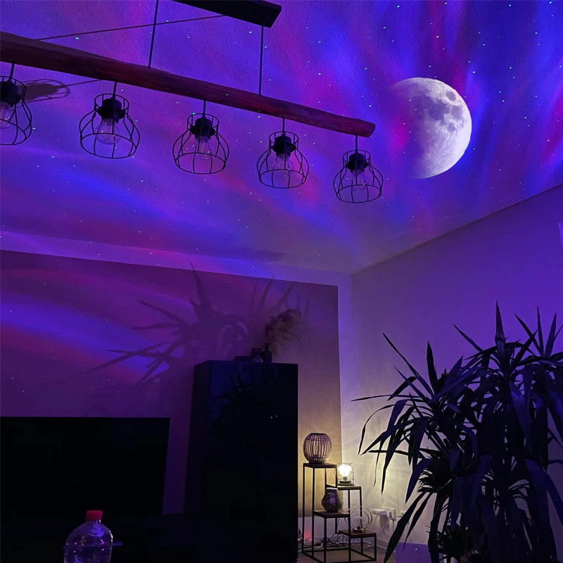 CielAurora – Projecteur LED Ciel Étoilé & Aurores Boréales | Ambiance Magique pour Chambre & Salon