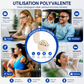 Homme en télétravail avec écouteurs open-ear AeroClip™ Pro blancs