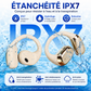 Écouteurs AeroClip™ Pro vue produit – design open-ear avec crochet d'oreille