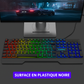 Clavier Portable 104 Touches Rétro‑Éclairé – Idéal pour Gaming & Souris de Jeu