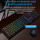 Clavier Portable 104 Touches Rétro‑Éclairé – Idéal pour Gaming & Souris de Jeu