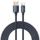 Câble tressé USB-A vers USB-C — noir — un câble par commande