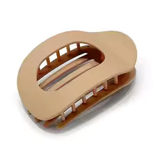 Pince à cheveux plate ovale – Confort et maintien