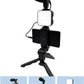 Kit Vlogging Smartphone Pro – Trépied, Micro, Lumière LED