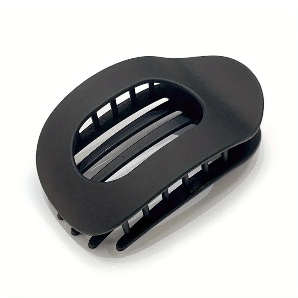 Pince à cheveux plate ovale – Confort et maintien