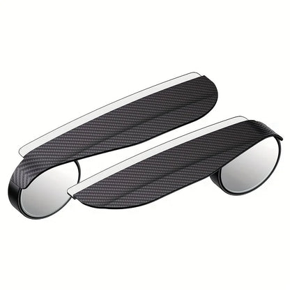 Miroirs d’angle mort orientables avec visières pare-pluie — Lot de 2 | ABKANOVA