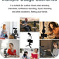 Kit Vlogging Smartphone Pro – Trépied, Micro, Lumière LED
