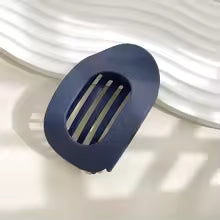 Pince à cheveux plate ovale – Confort et maintien