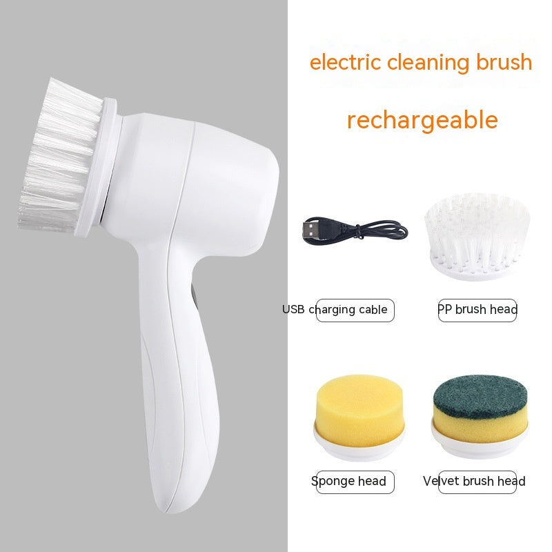 SpinX-Brosse de nettoyage électrique 4 en 1 – Épurateur rotatif sans fil pour un nettoyage sans effort