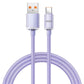 Câble tressé violet USB-A vers USB-C, vendu à l’unité.