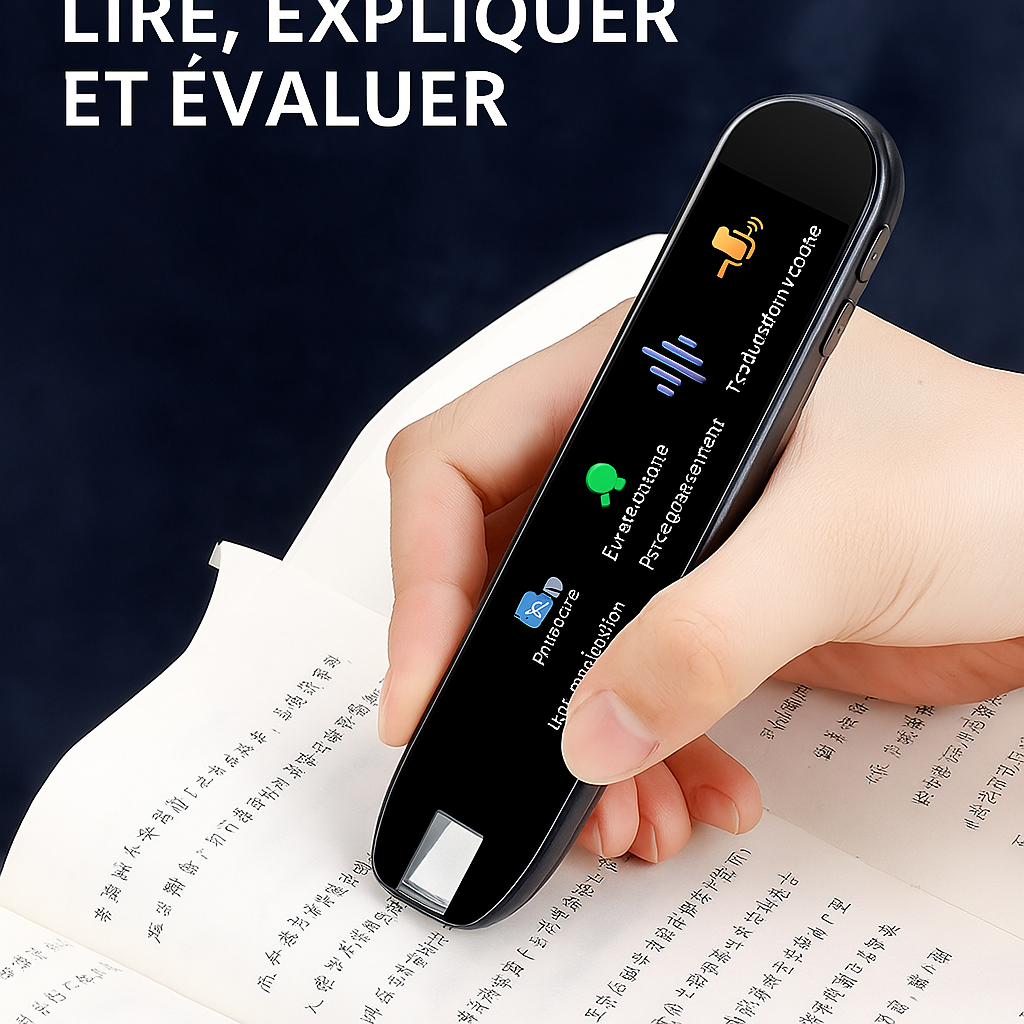 Stylo Traducteur Intelligent – 112 Langues, OCR, Hors Ligne & Wi-Fi