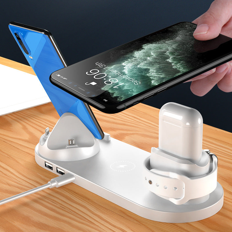PowerDock 6-en-1 – Chargeur Sans Fil Rapide Multifonction | Tous Vos Appareils en Un Geste