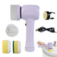 SpinX-Brosse de nettoyage électrique 4 en 1 – Épurateur rotatif sans fil pour un nettoyage sans effort