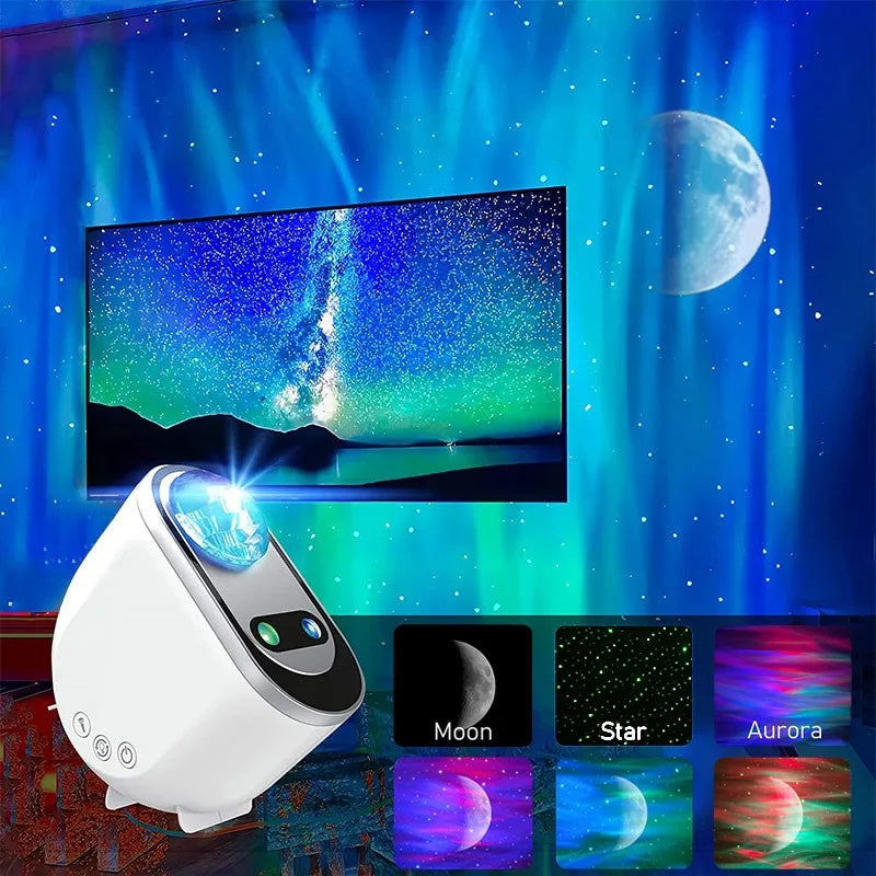 CielAurora – Projecteur LED Ciel Étoilé & Aurores Boréales | Ambiance Magique pour Chambre & Salon