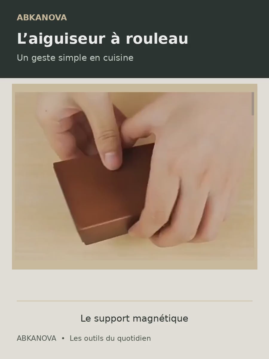 Démonstration de l’aiguiseur à rouleau ABKANOVA — version française corrigée