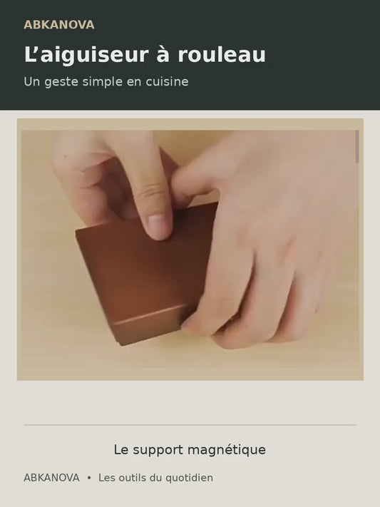 Démonstration de l’aiguiseur à rouleau ABKANOVA — version française corrigée
