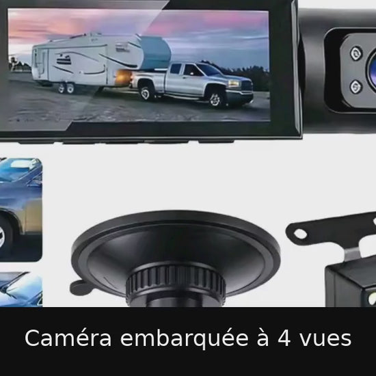 Démonstration de la caméra embarquée à quatre vues